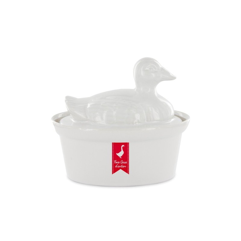 TERRINE COUVERCLE CANARD CERAMIQUE 400GR M6