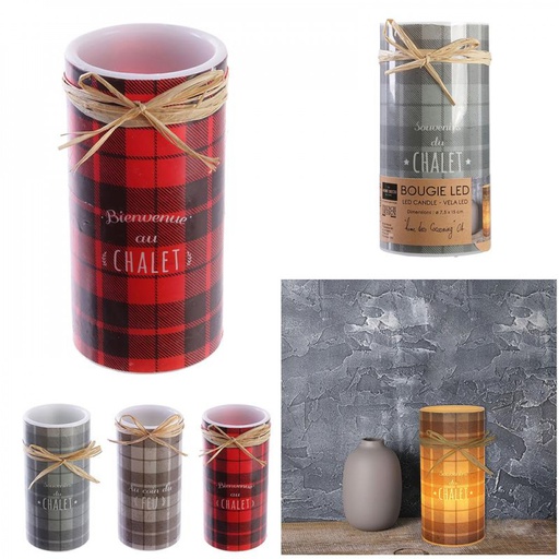 Bougie led chalet