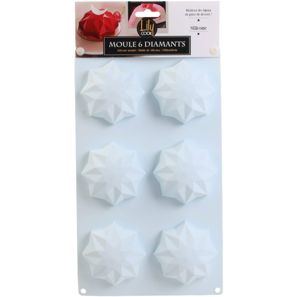 MOULE EN SILICONE FORME DIAMANT
