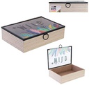 BOITE DE RANGEMENT VITREE EXOTIQUE