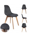 CHAISE GROSSE MAILLE NOIR A1/M2