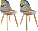 CHAISE SCANDINAVE PATCHWORK A1/M2