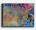 TOILE FEUILLE D OR 40X60CM